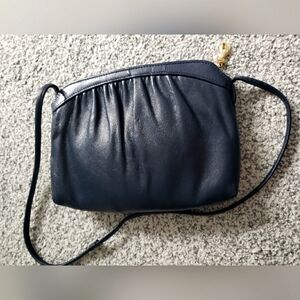 Vintage 1980s Ande Shoulder Bag Navy